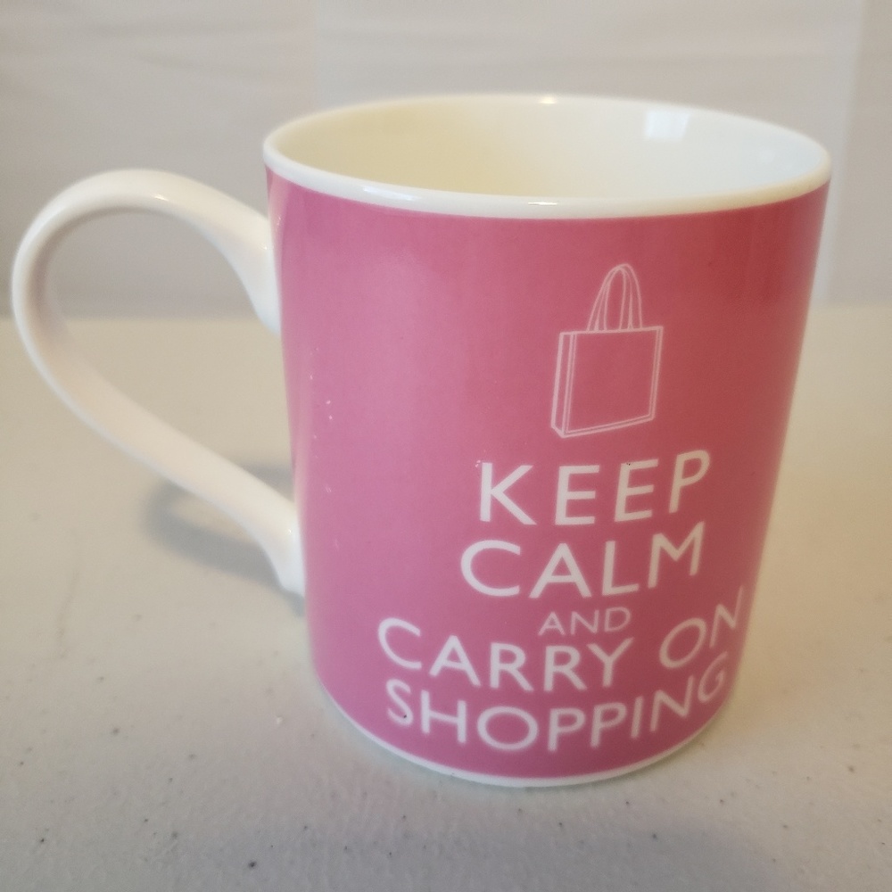Keep‎ Calm and Carry-On Shopping Coffee Cup
